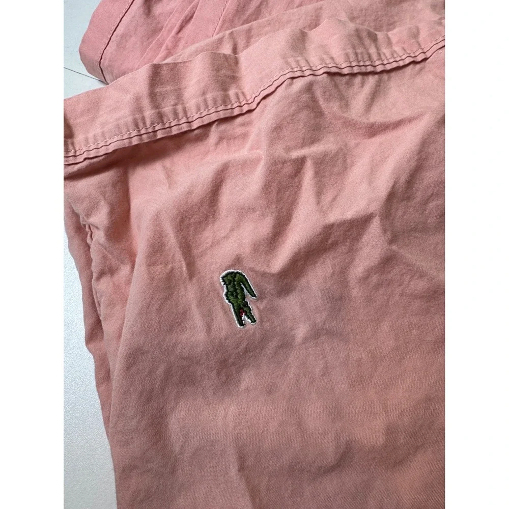 Lacoste 100% Cotton Sheet Set‎ Twin XL Shirley Pink 4 Piece Minimalist Preppy
